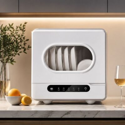 Portable Compact Countertop Dishwasher Machine
