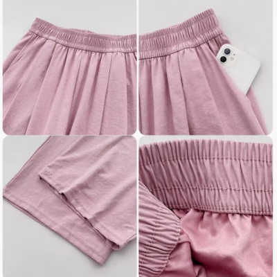 Women's High Waist Loose Fit Korean Pants