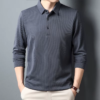 Men’s Business Casual Long Sleeve Polo Shirt