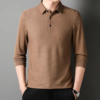 Men’s Business Casual Long Sleeve Polo Shirt