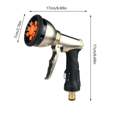 High Pressure Handheld Garden Hose Nozzle