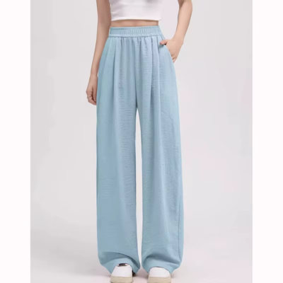 Women's High Waist Loose Fit Korean Pants