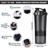 Sbcf97d594b3a4603a29b676de86ad8e5u 3-Layer Leakproof Protein Shaker Bottle (500-600ml)