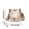 Women’s Fashion Ribbon Chain Bucket Bag