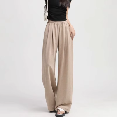 Women's High Waist Loose Fit Korean Pants