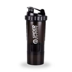 3-Layer Leakproof Protein Shaker Bottle (500-600ml)