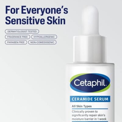 Cetaphil Ceramide Serum for Sensitive Skin – Hydrating Cica Face Serum with Ceramides 30ml