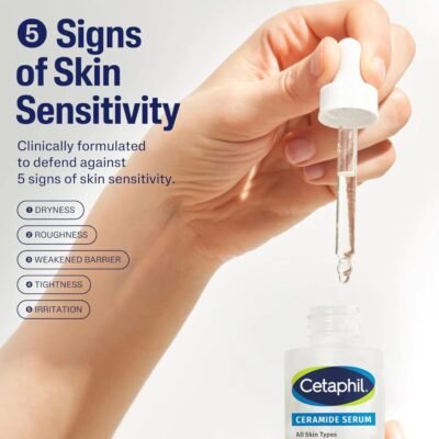 Cetaphil Ceramide Serum for Sensitive Skin – Hydrating Cica Face Serum with Ceramides 30ml