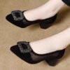 block heel pumps