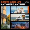 LiTime 12V 100Ah Smart LiFePO4 Lithium Battery with Bluetooth & Low-Temp Protection