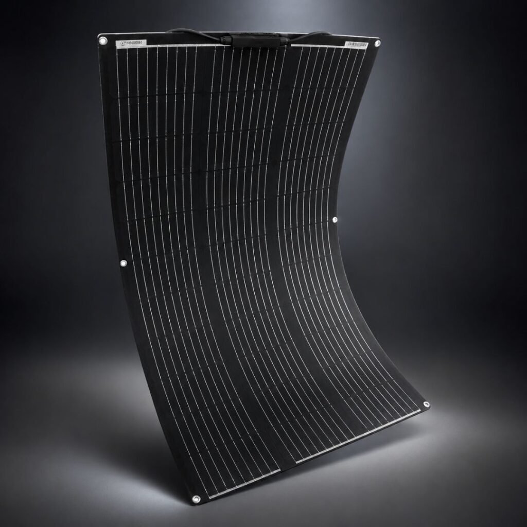 High-Efficiency 100W Monocrystalline Flexible Solar Panel (ETFE Waterproof)