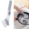 Soap Dispensing Dish Brush – Kitchen Scrub with 4 Heads