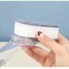 Soap Dispensing Dish Brush – Kitchen Scrub with 4 Heads