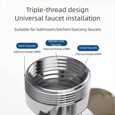 1080° Rotatable Faucet Sprayer