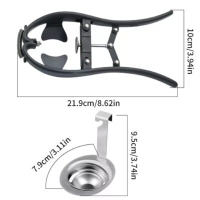 Stainless Steel Egg Cracker & Separator