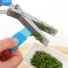 5-Blade Herb Scissors – Stainless Steel Kitchen Cutter