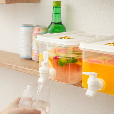 Fridge Water Dispenser with Spigot – Large Juice Jug 3L-10L